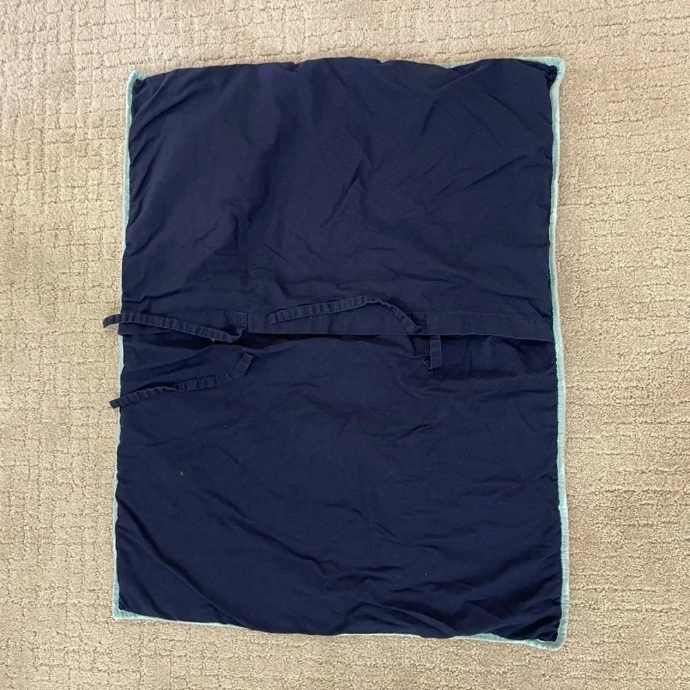 Pottery Barn Kids Solar System Outer Space Quilt and Sham Set Navy Blue Cotton - Picture 7 of 8